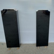 Black Rectangle Granite Tombstone 02